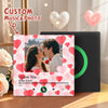 FridgeBeats Frameless Custom Photo with Hearts Music Fridge Magnet Sticker Special for Valentine's Day New 4.0 Upgrade