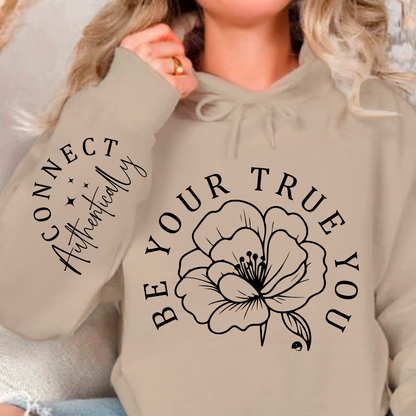 Bluza z kapturem Be Your True You