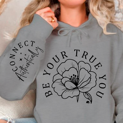 Bluza z kapturem Be Your True You