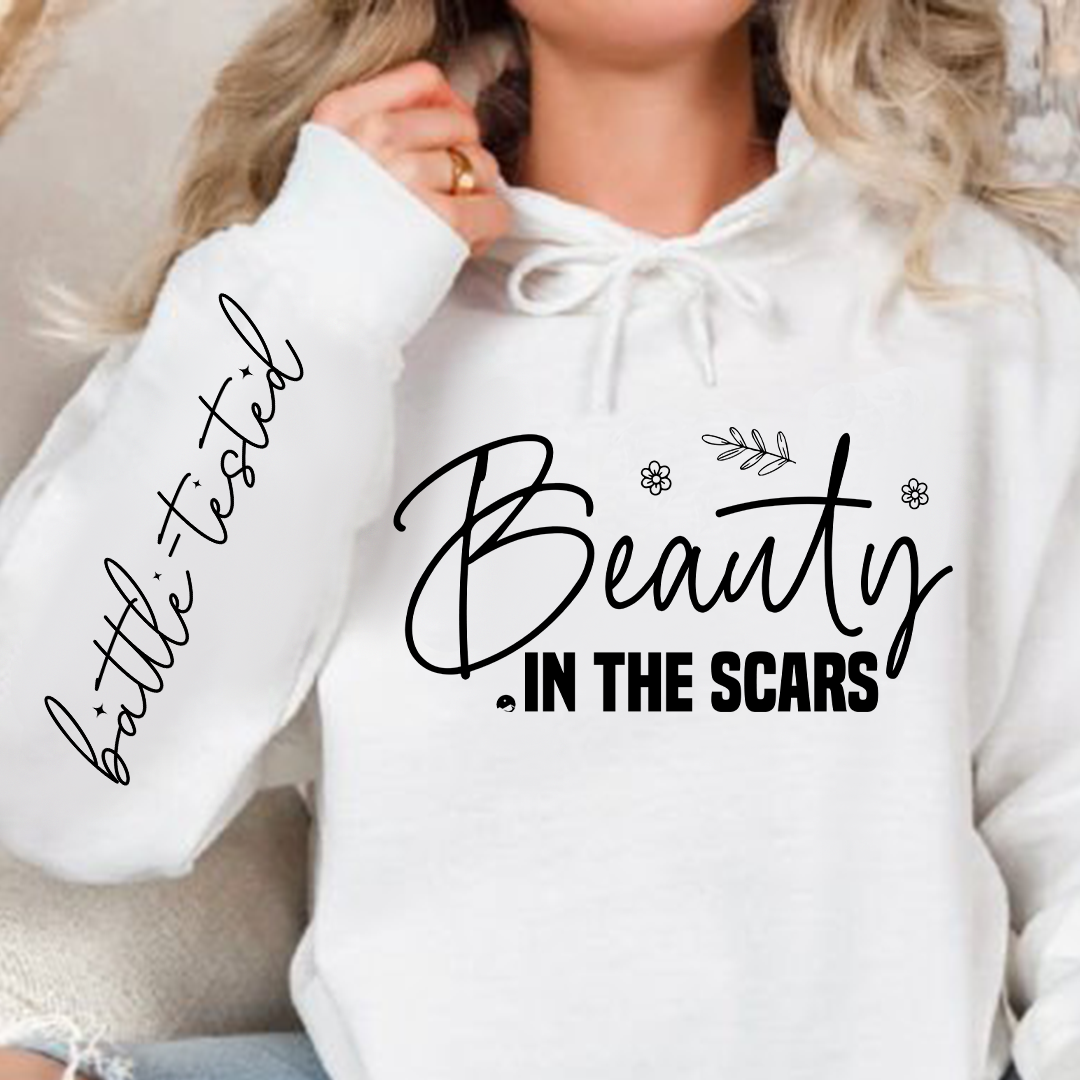 Bluza z kapturem Beauty in the scars 