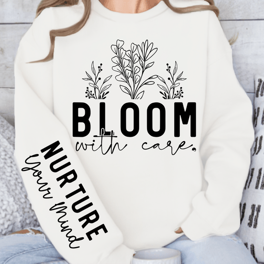 Bluzy Damskie Bloom With Care