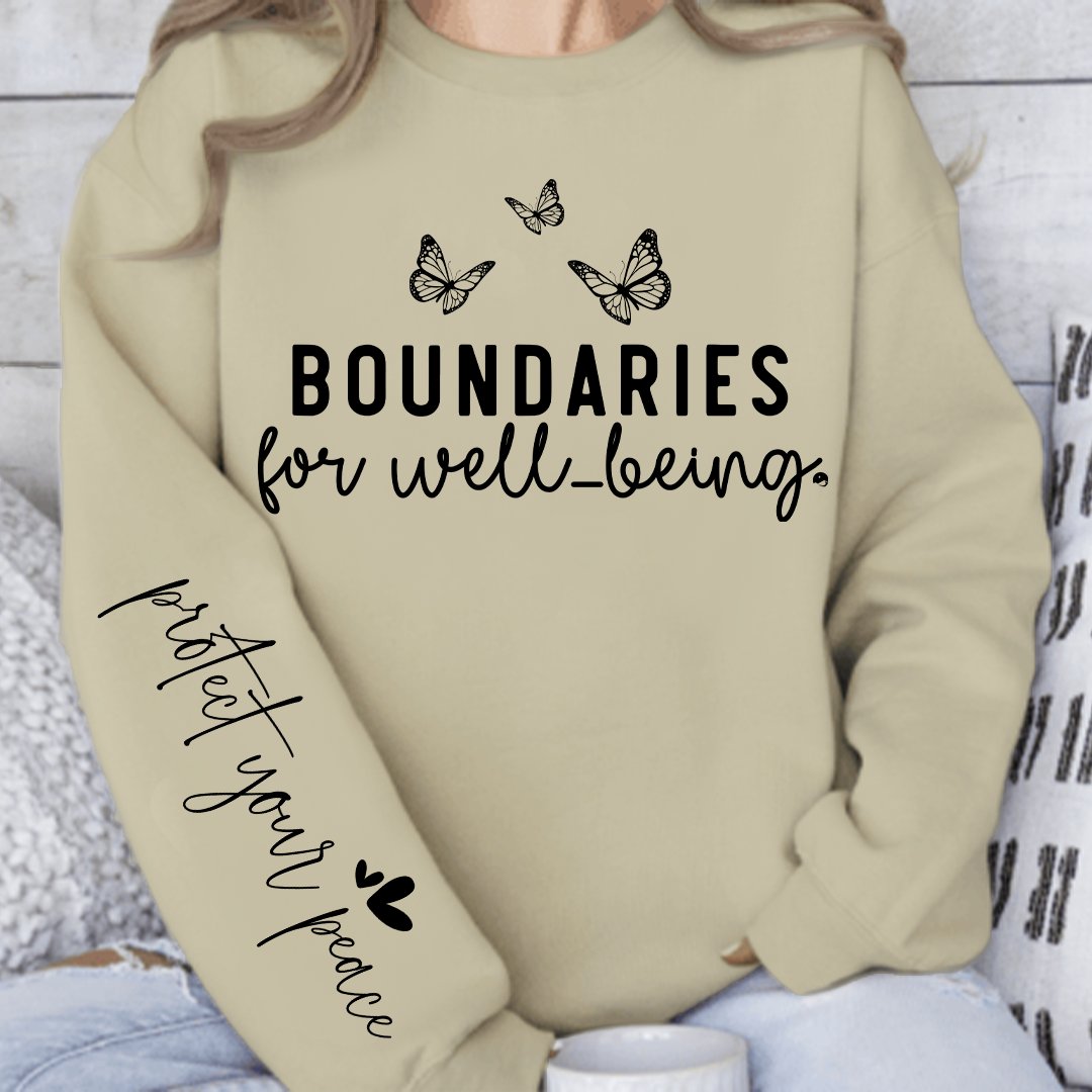 Bluza Unisex Boundaries For Well-being