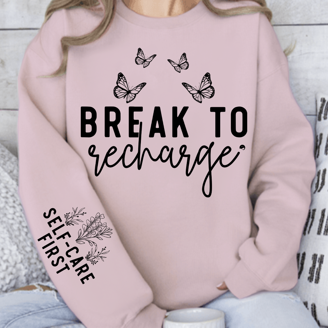 Bluza Unisex Break To Recharge
