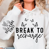 Bluza z kapturem Break To Recharge
