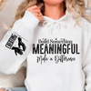 Bluza z kapturem Build Something Meaningful 