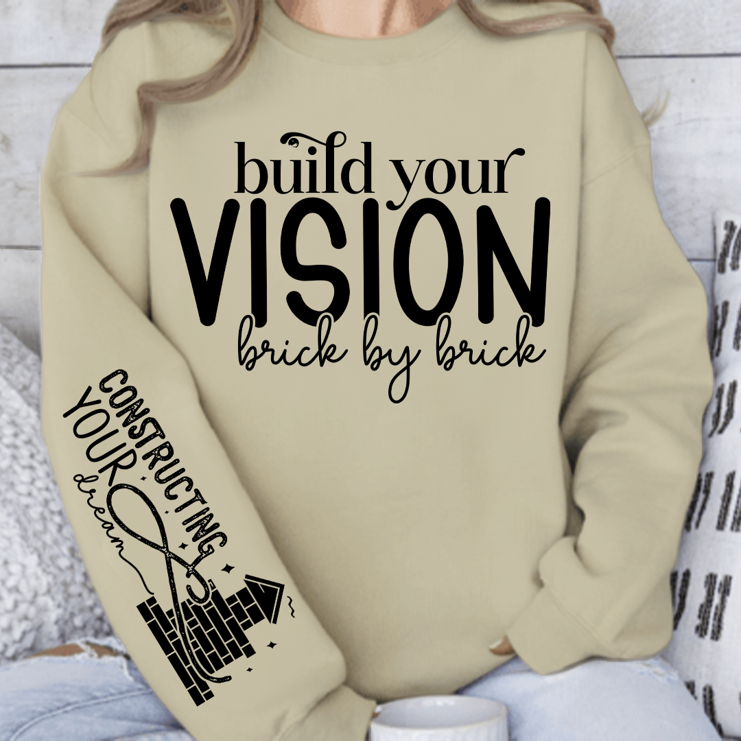 Bluza Unisex Build Your Vision Brick by Brick