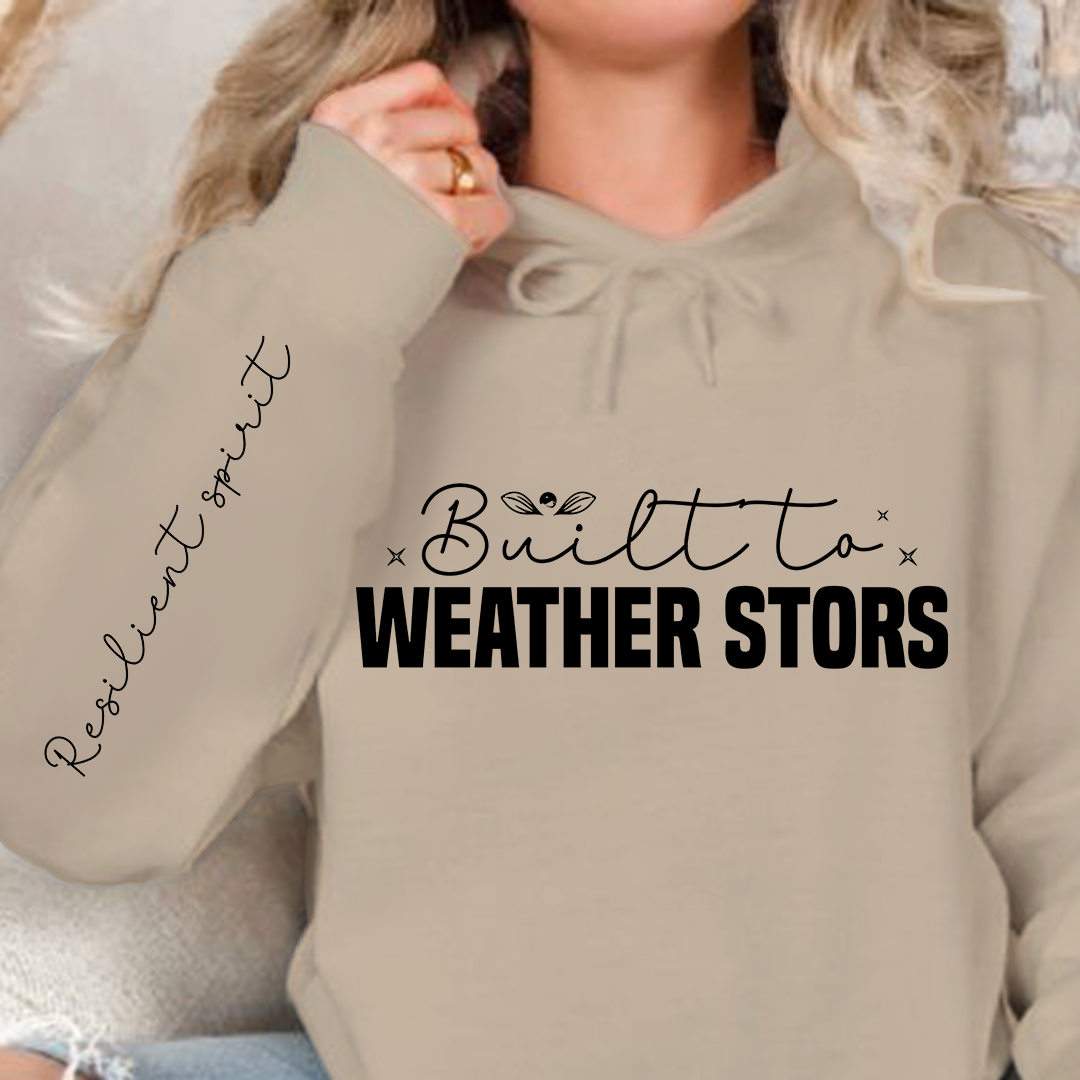 Bluza z kapturem Built to weather stors