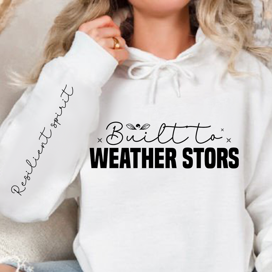 Bluza z kapturem Built to weather stors  