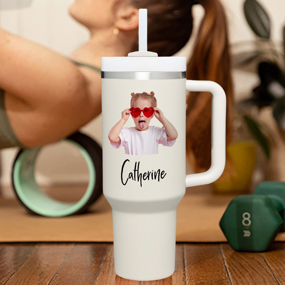 Kubek Termiczny Prezent dla Babci na Dzień Babci z Personalizowanym Napisem