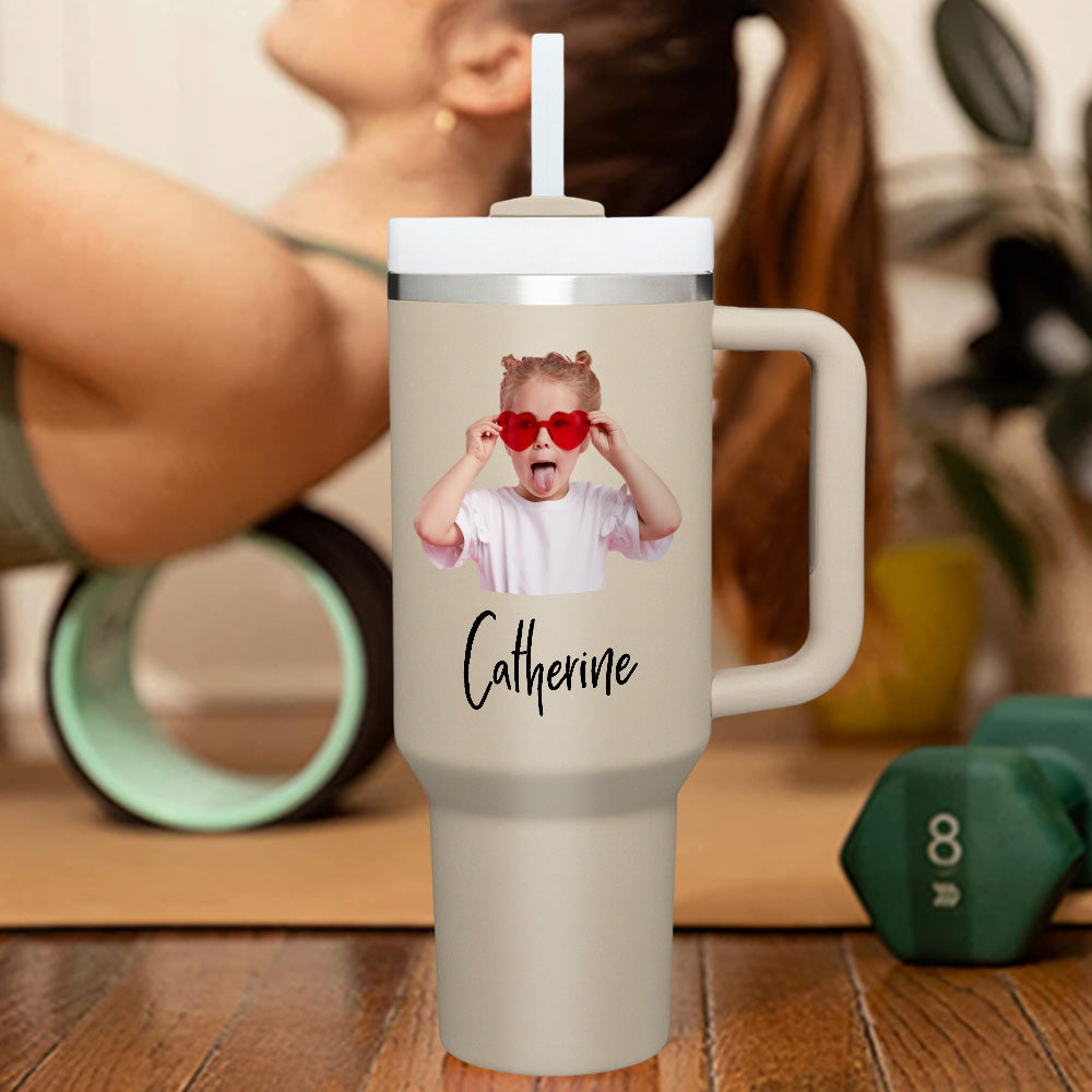 Kubek Termiczny Prezent dla Babci na Dzień Babci z Personalizowanym Napisem