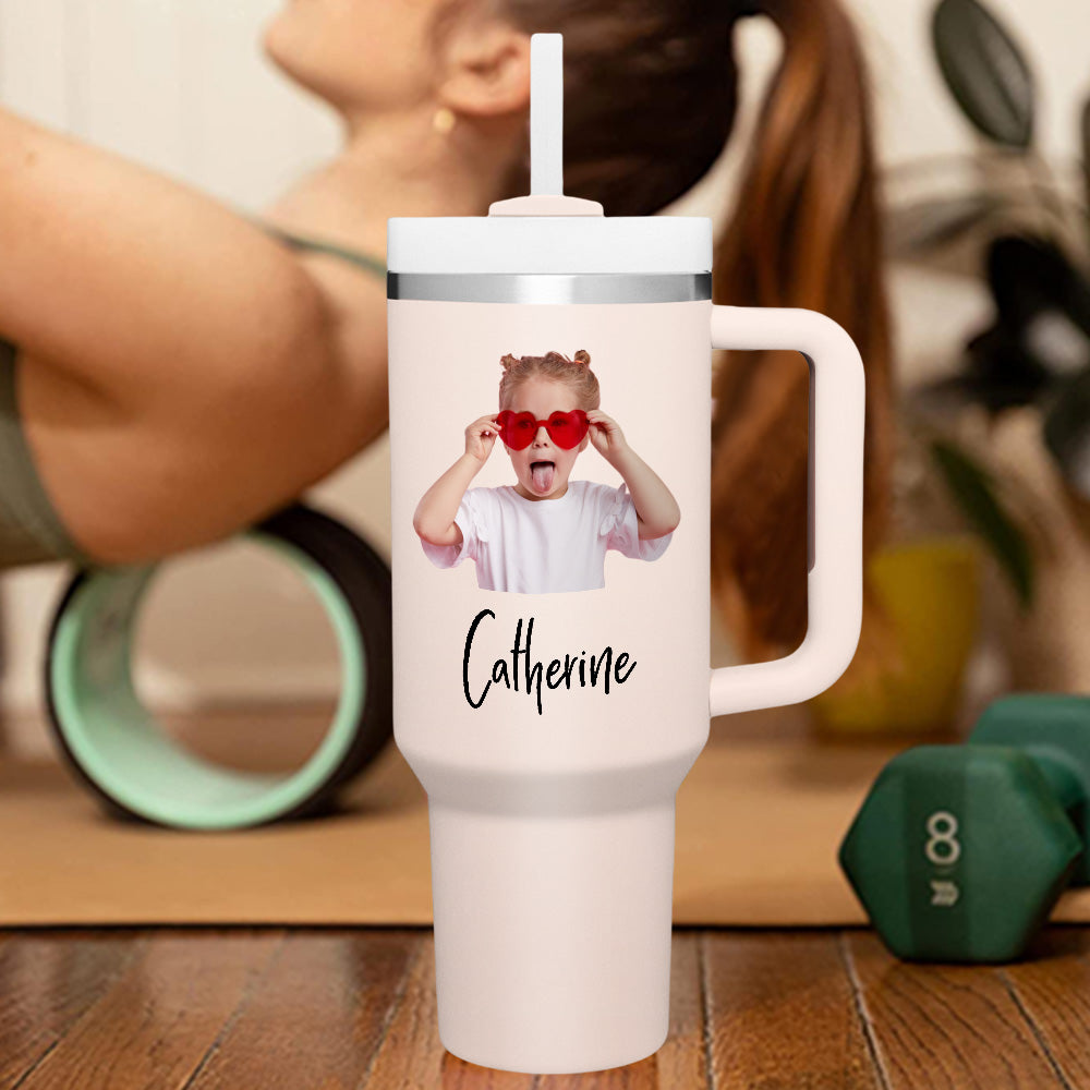 Kubek Termiczny Prezent dla Babci na Dzień Babci z Personalizowanym Napisem