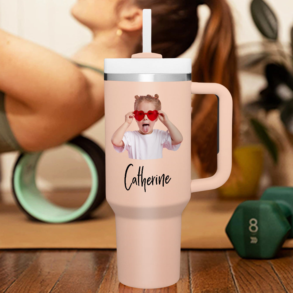 Kubek Termiczny Prezent dla Babci na Dzień Babci z Personalizowanym Napisem