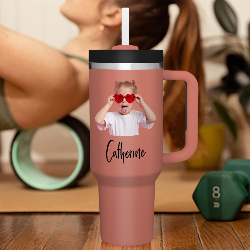Kubek Termiczny Prezent dla Babci na Dzień Babci z Personalizowanym Napisem