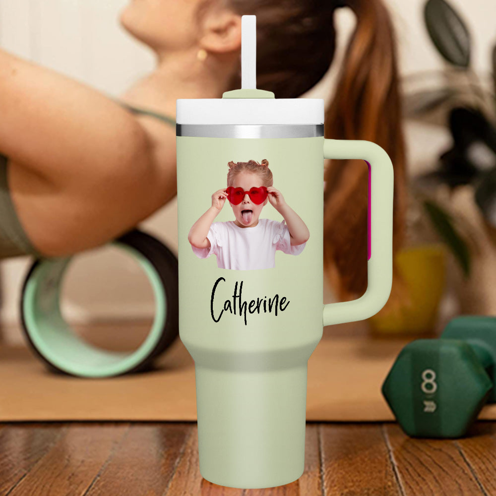 Kubek Termiczny Prezent dla Babci na Dzień Babci z Personalizowanym Napisem