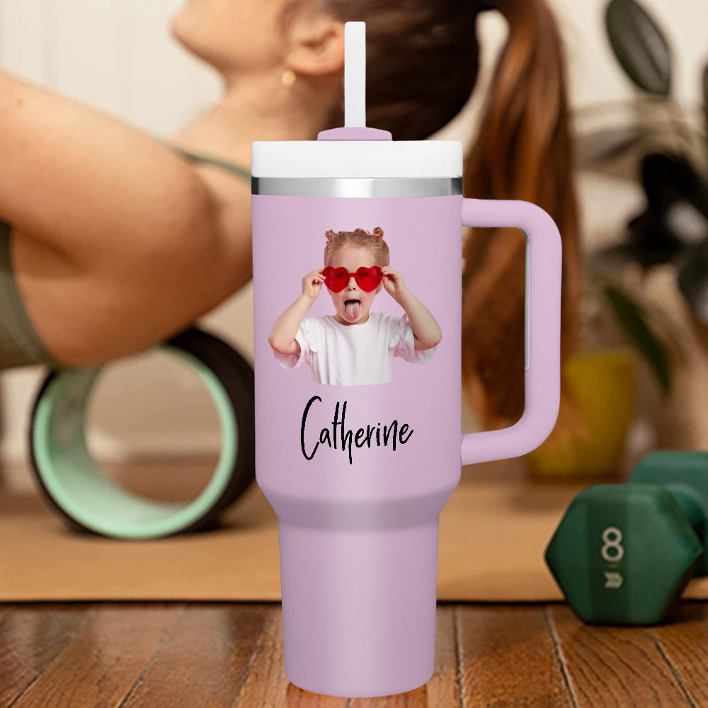 Kubek Termiczny Prezent dla Babci na Dzień Babci z Personalizowanym Napisem