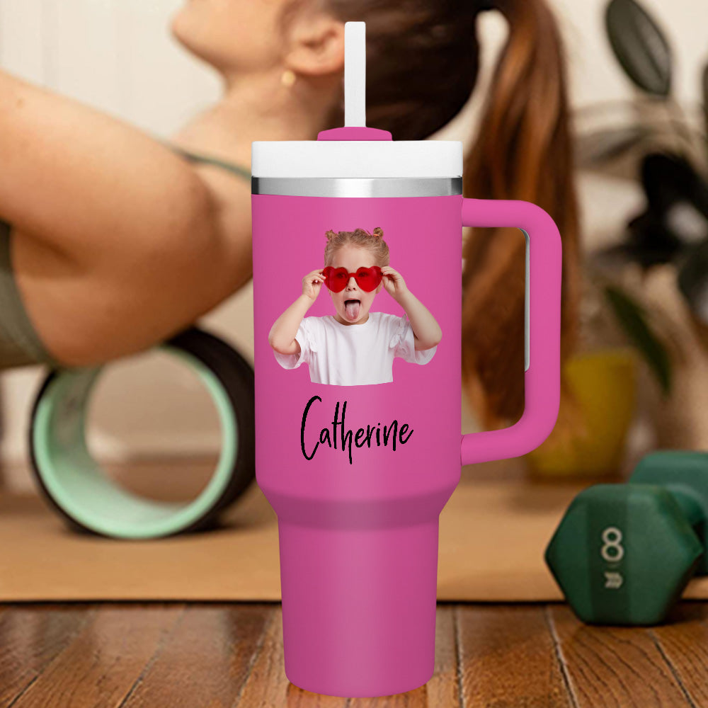 Kubek Termiczny Prezent dla Babci na Dzień Babci z Personalizowanym Napisem