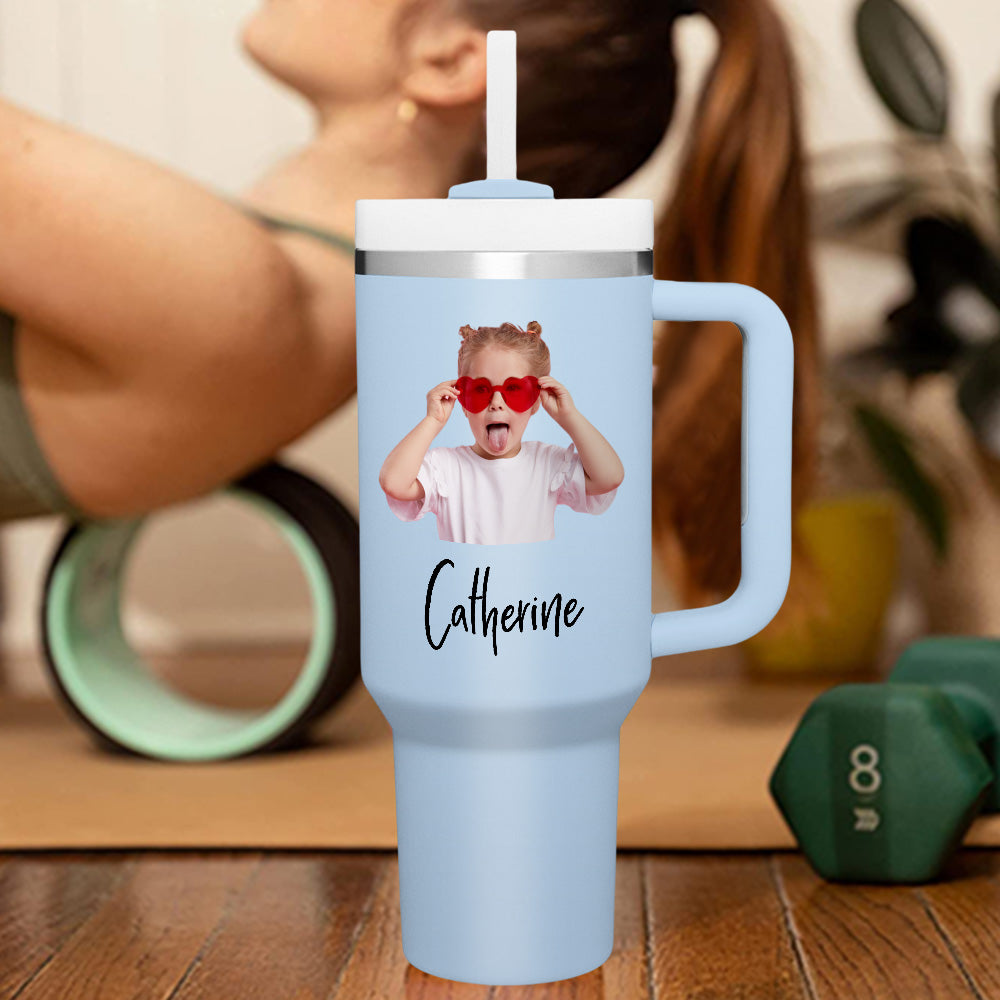 Kubek Termiczny Prezent dla Babci na Dzień Babci z Personalizowanym Napisem