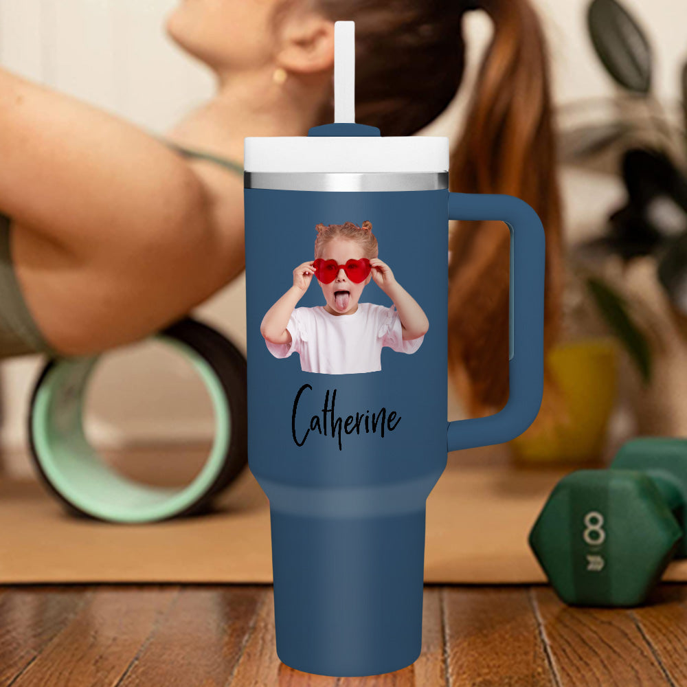 Kubek Termiczny Prezent dla Babci na Dzień Babci z Personalizowanym Napisem