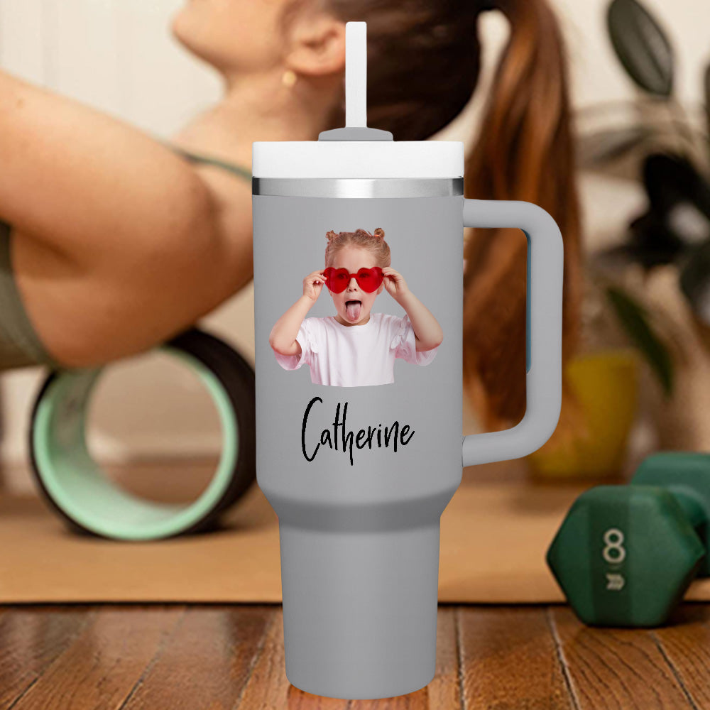 Kubek Termiczny Prezent dla Babci na Dzień Babci z Personalizowanym Napisem
