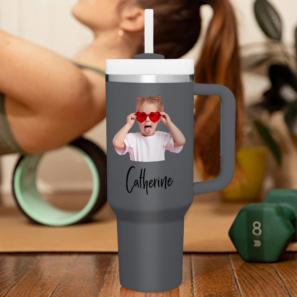Kubek Termiczny Prezent dla Babci na Dzień Babci z Personalizowanym Napisem