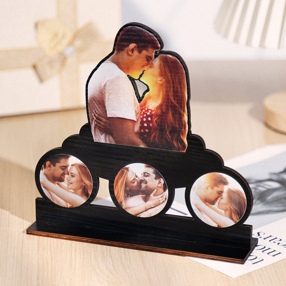 Personalizowana ramka na zdjęcia z napisem dla pary na rocznicę lub ślub