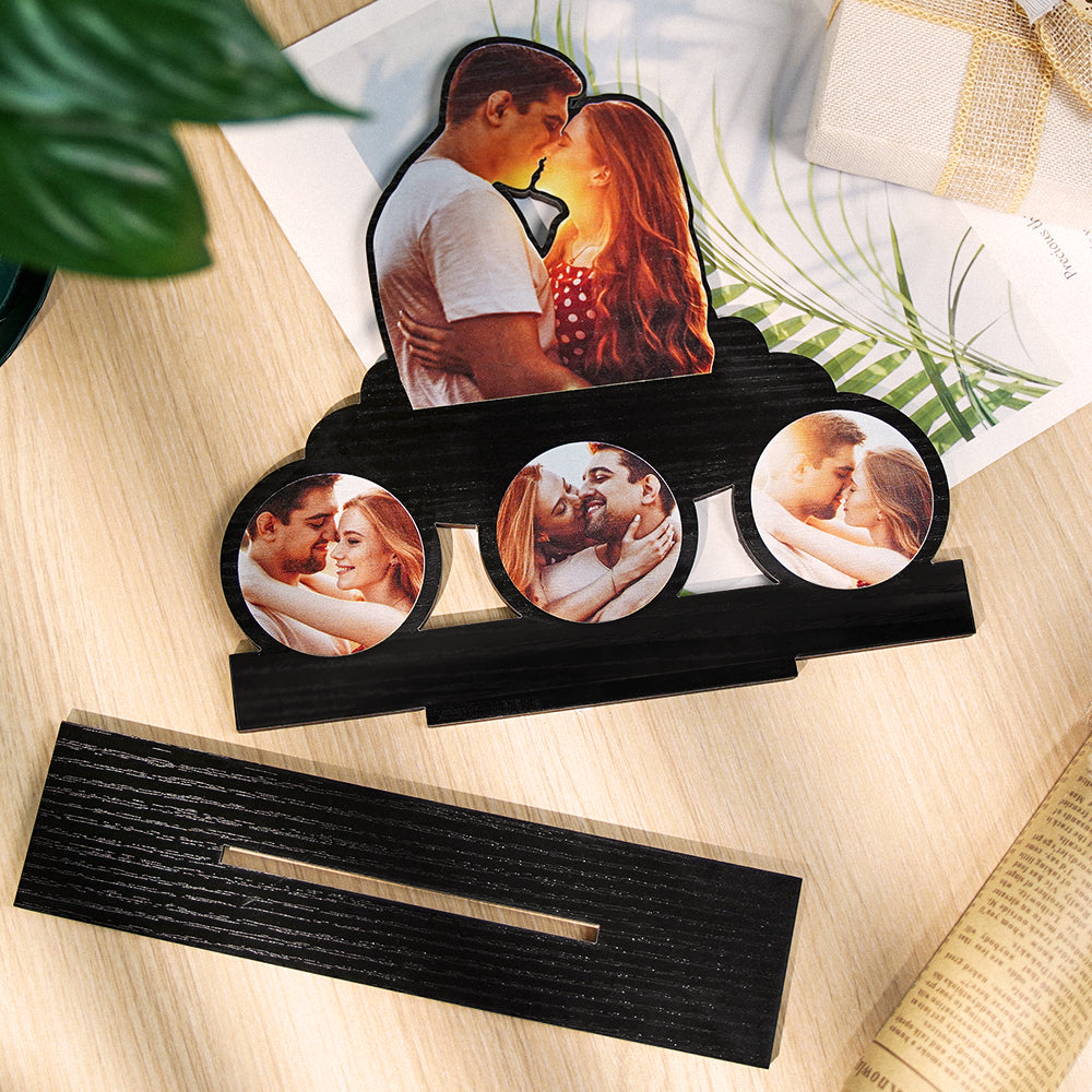Personalizowana ramka na zdjęcia z napisem dla pary na rocznicę lub ślub