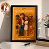 Personalizowana figurka w stylu kreskówkowym na prezent na urodziny lub rocznicę