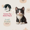 Custom 1 Person and 1 Pet 3D Mini Figure From Your Photo Personalized Toy Figure Gifts For Kids
