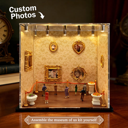 Miniaturowe muzeum DIY - Transparentne muzeum dla kreatywnych prezent na urodziny
