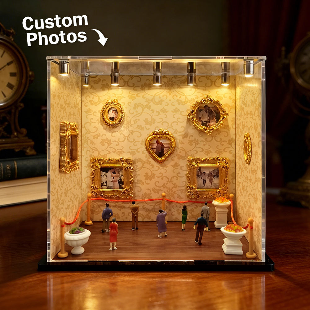 Miniaturowe muzeum DIY - Transparentne muzeum dla kreatywnych prezent na urodziny