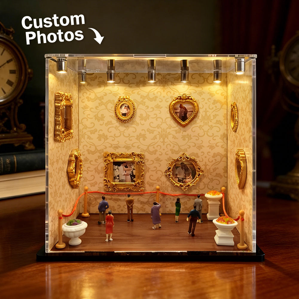 Miniaturowe muzeum DIY - Transparentne muzeum dla kreatywnych prezent na urodziny