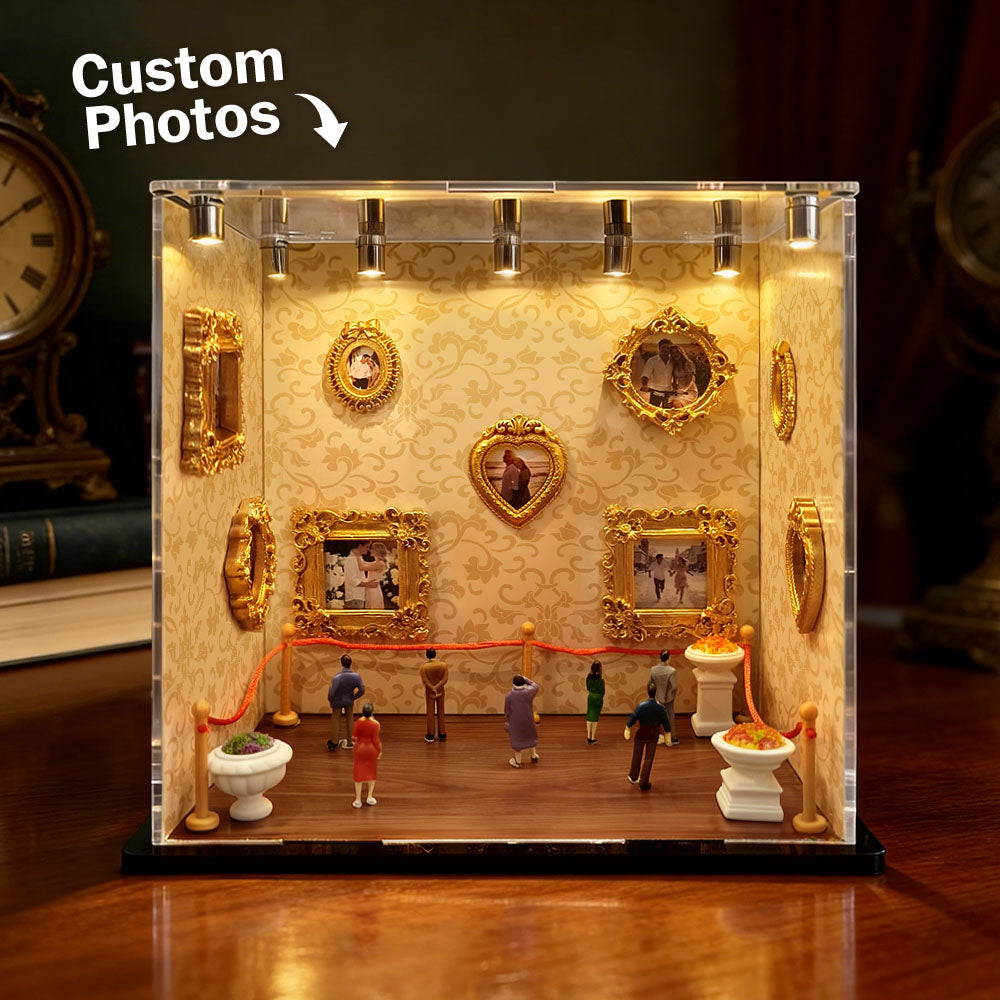 Miniaturowe muzeum DIY - Transparentne muzeum dla kreatywnych prezent na urodziny