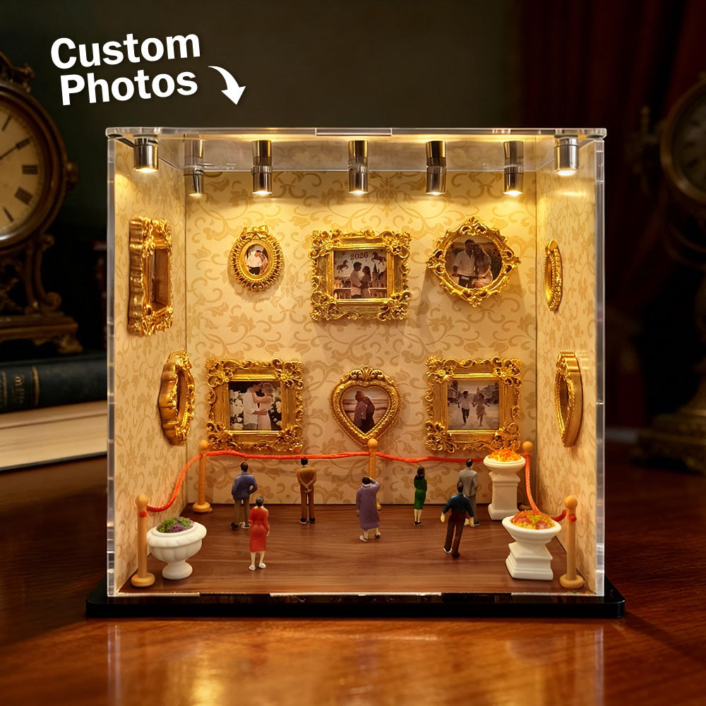 Miniaturowe muzeum DIY - Transparentne muzeum dla kreatywnych prezent na urodziny