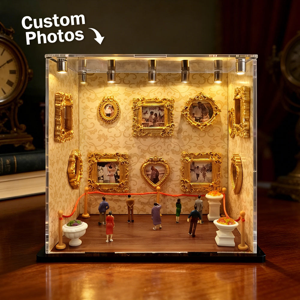 Miniaturowe muzeum DIY - Transparentne muzeum dla kreatywnych prezent na urodziny