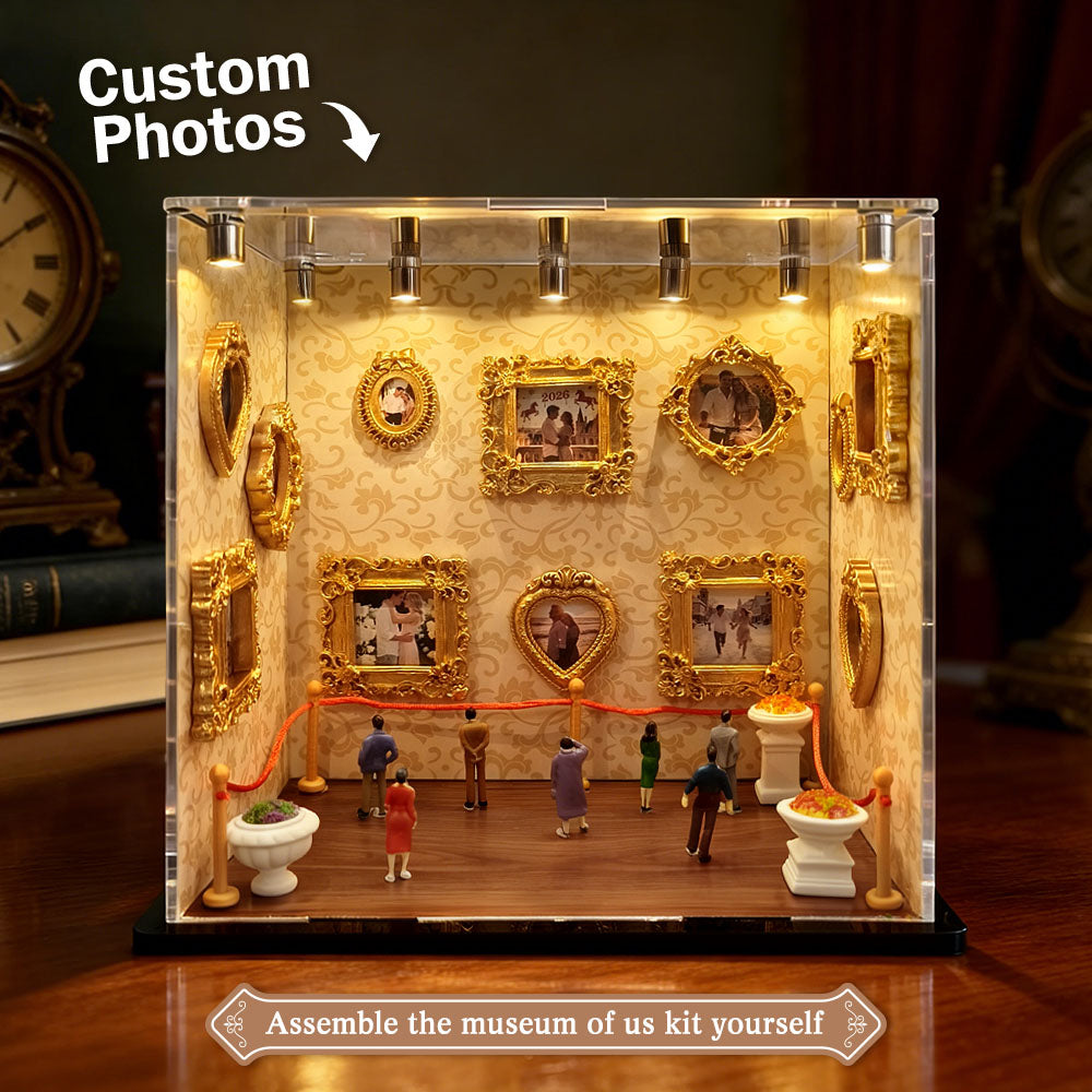 Miniaturowe muzeum DIY - Transparentne muzeum dla kreatywnych prezent na urodziny