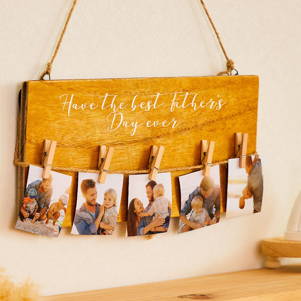 Personalizowana tablica na zdjęcia do zawieszenia, dekoracja do domu