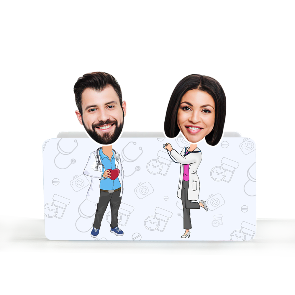 Personalizowana figurka na kokpit samochodu dla pary, prezent na rocznicę