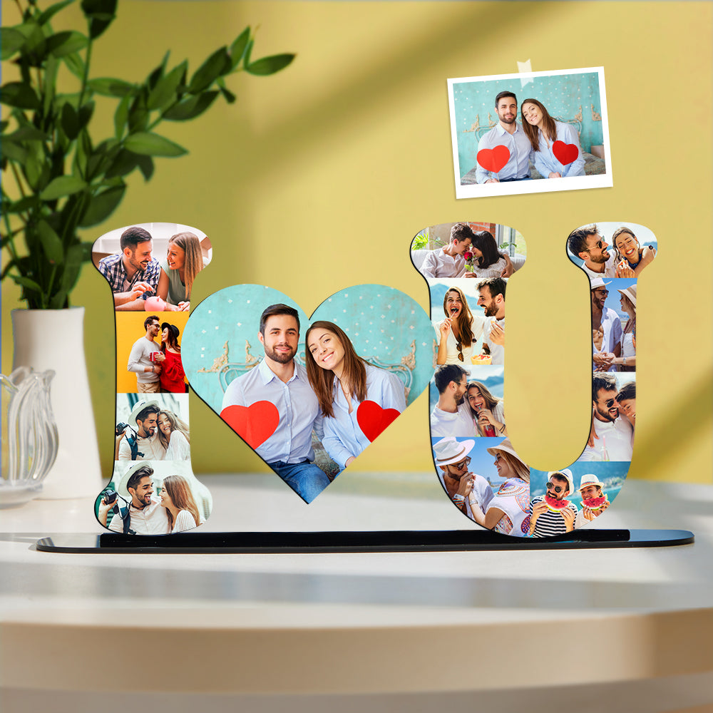 Personalizowana figurka ze zdjęciem na prezent dla pary, na rocznicę