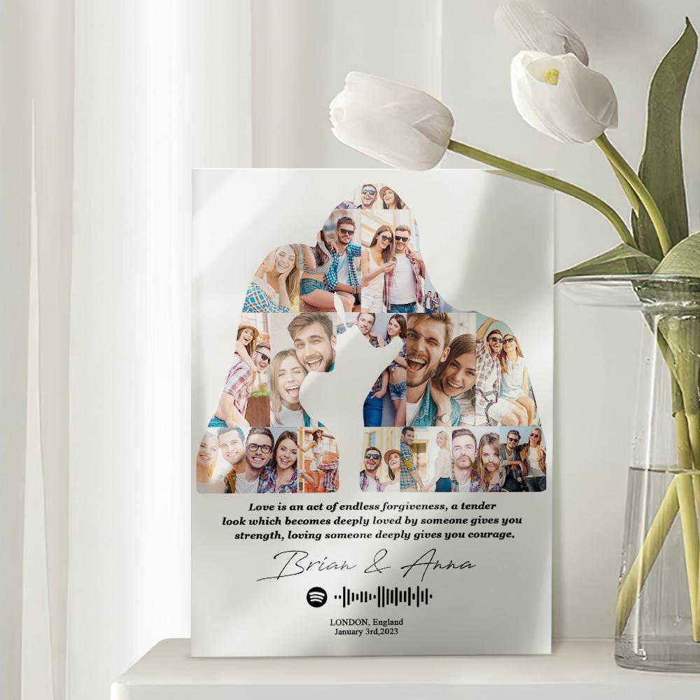Personalizowany plakat z miłością na rocznicę dla niej, prezent na Dzień Zakochanych