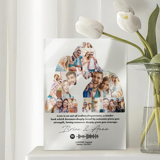 Personalizowany plakat z miłością na rocznicę dla niej, prezent na Dzień Zakochanych