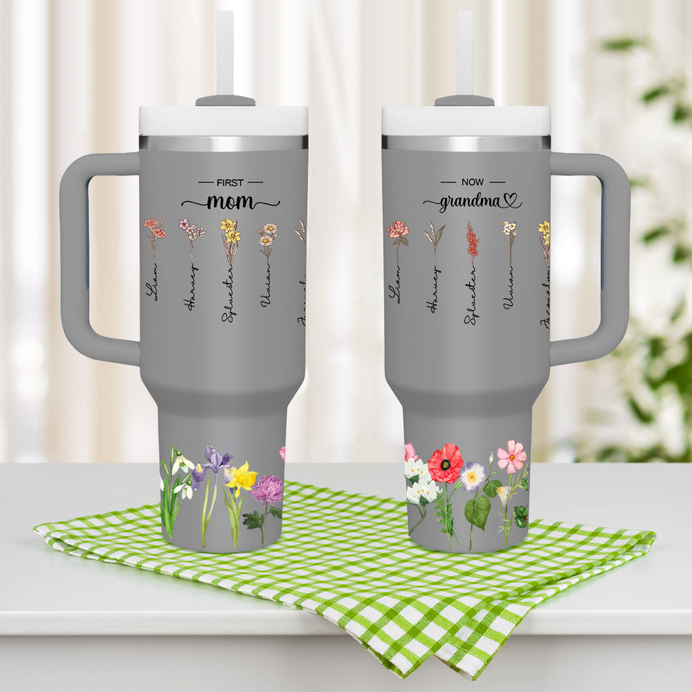 Kubek termiczny na Dzień Babci - prezent dla babci z imieniem 40oz