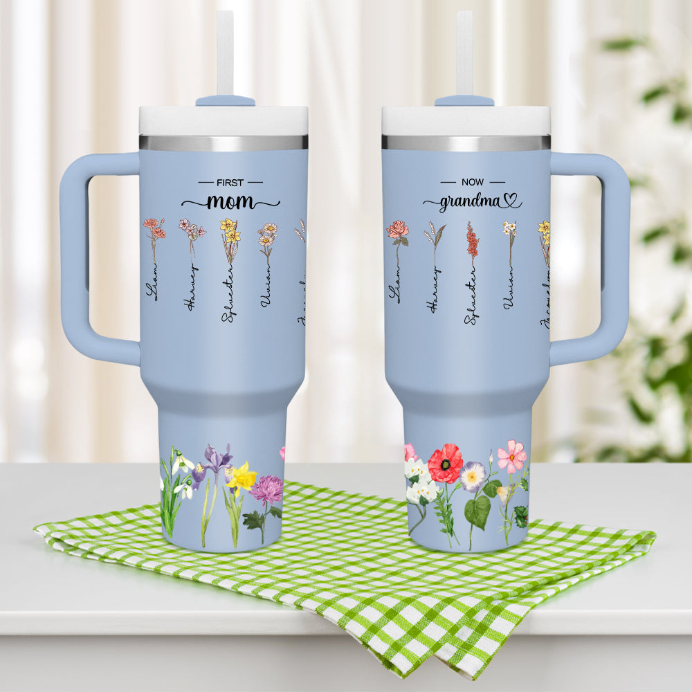 Kubek termiczny na Dzień Babci - prezent dla babci z imieniem 40oz