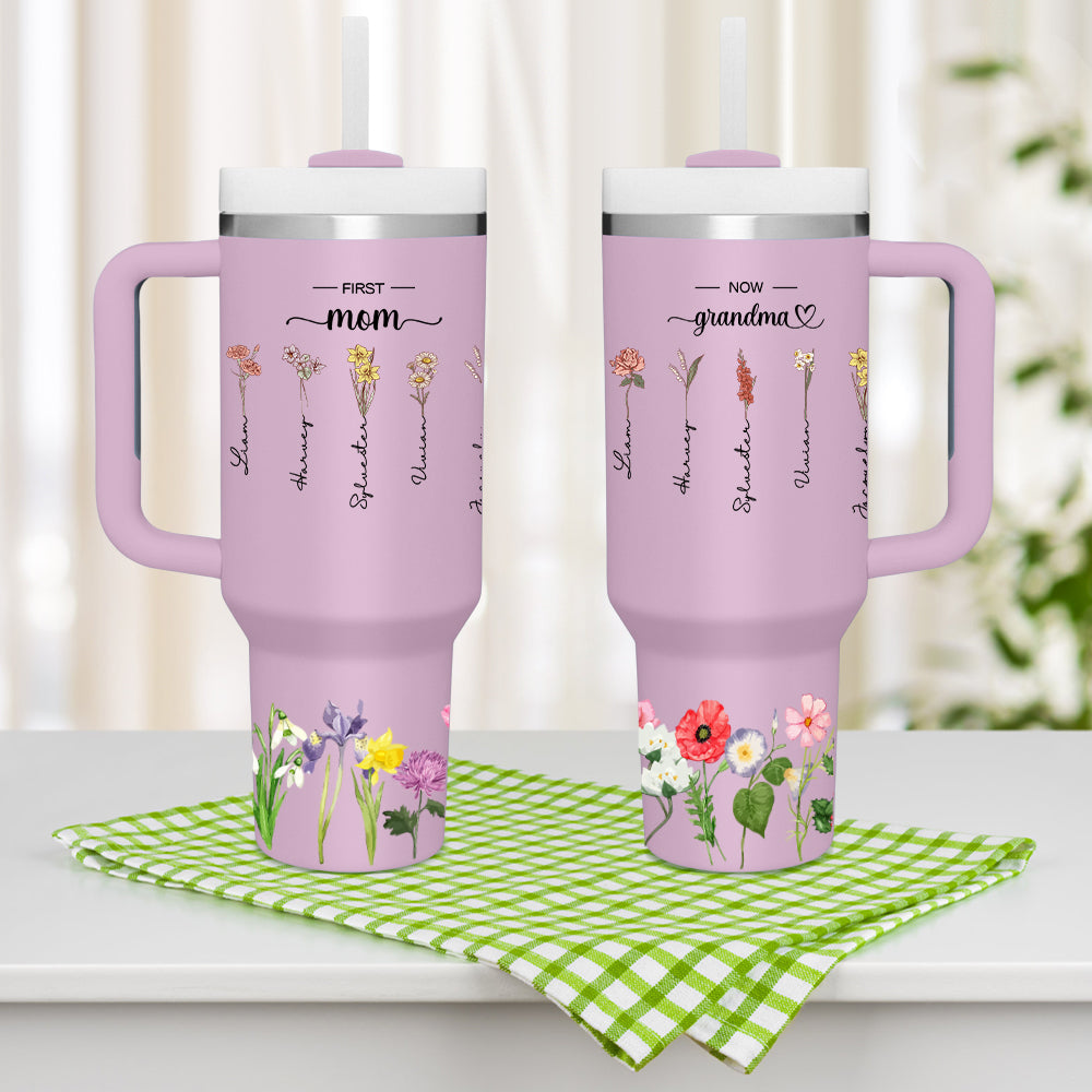 Kubek termiczny na Dzień Babci - prezent dla babci z imieniem 40oz