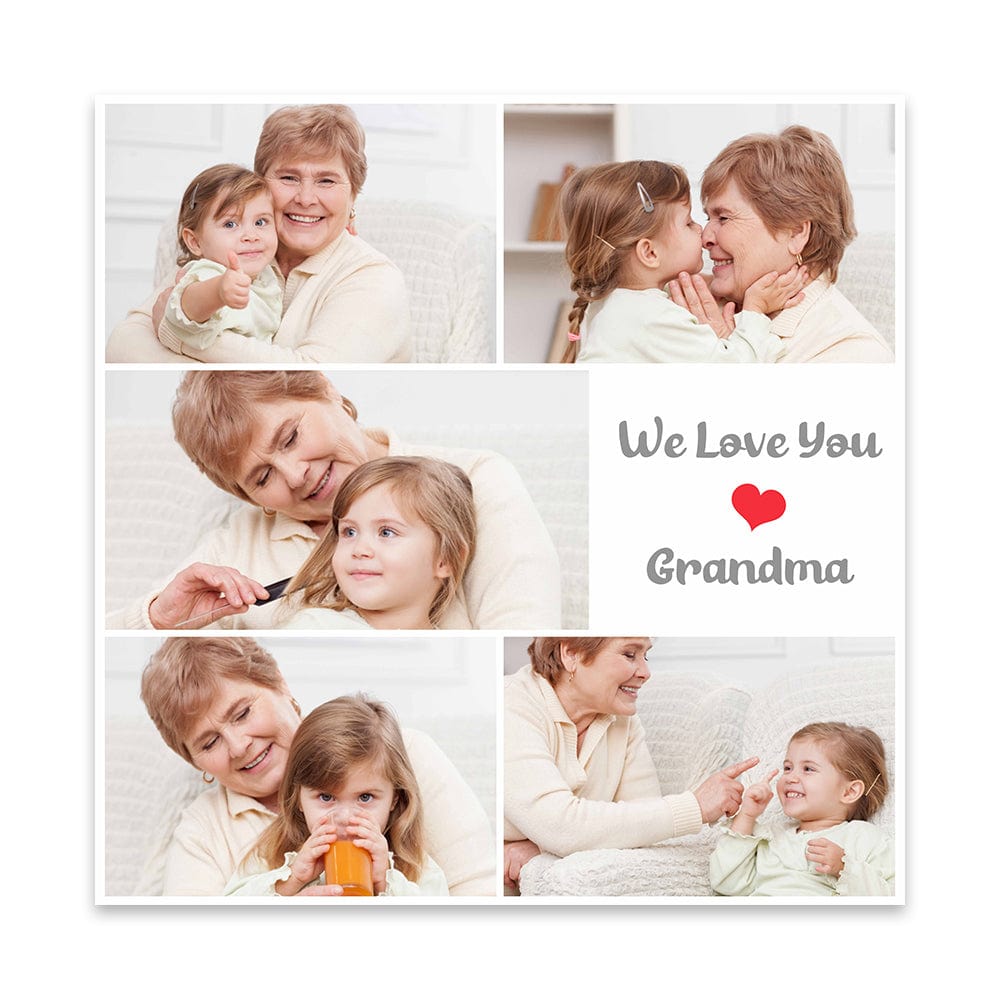 Personalizowana pościel z kolażem zdjęć na prezent dla pary na rocznicę