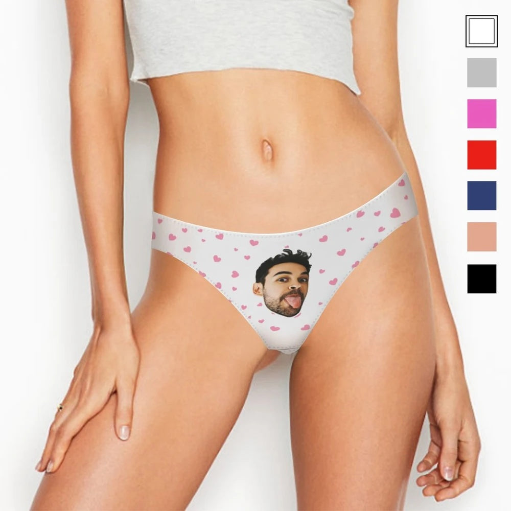 Personalizowane majtki z zdjęciem dla ukochanej na rocznicę lub walentynki