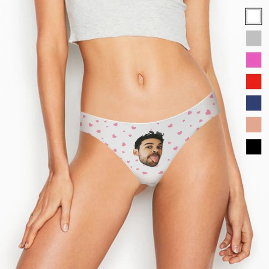 Personalizowane majtki z zdjęciem dla ukochanej na rocznicę lub walentynki