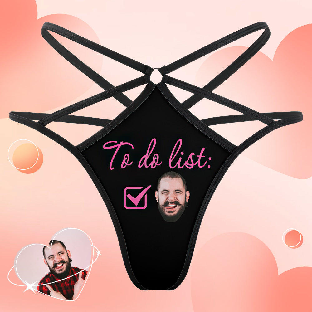 Figurki personalizowane z twarzą na seksowne majtki prezent dla dziewczyny