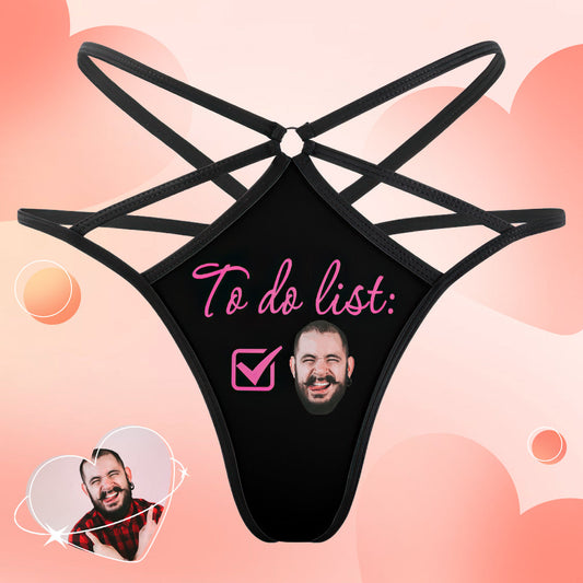 Figurki personalizowane z twarzą na seksowne majtki prezent dla dziewczyny