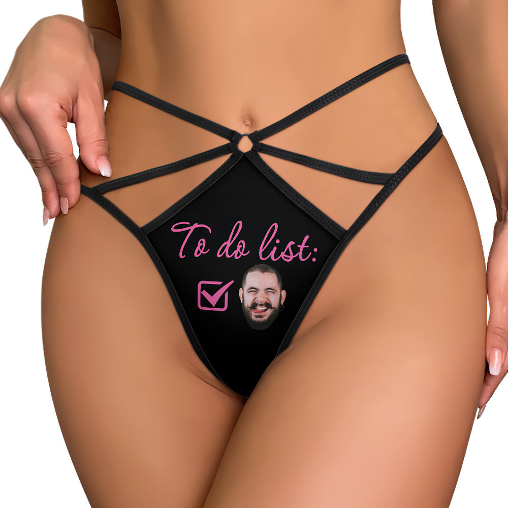 Figurki personalizowane z twarzą na seksowne majtki prezent dla dziewczyny