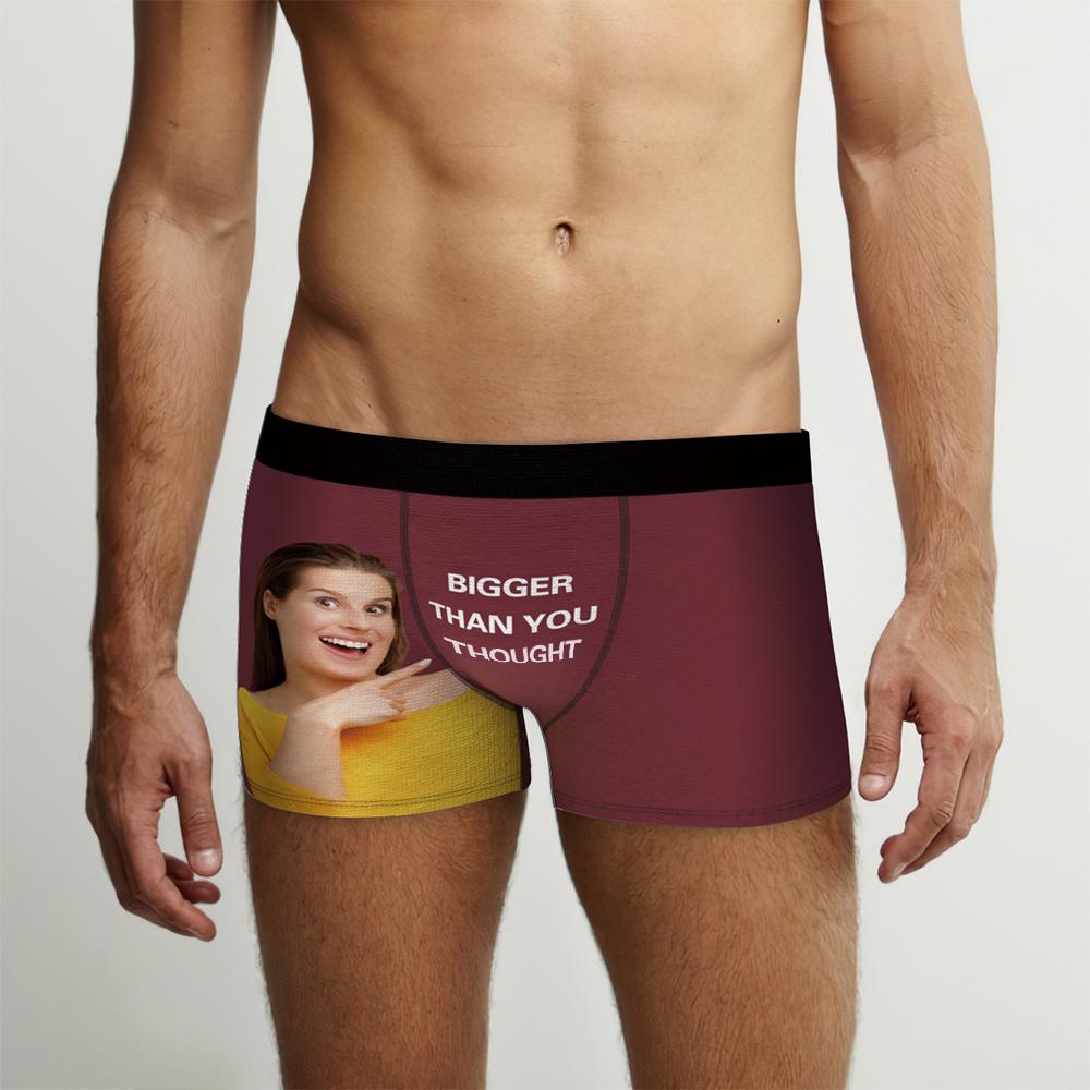 Personalizowane bokserki z własnym napisem na prezent dla niego, 3 kolory